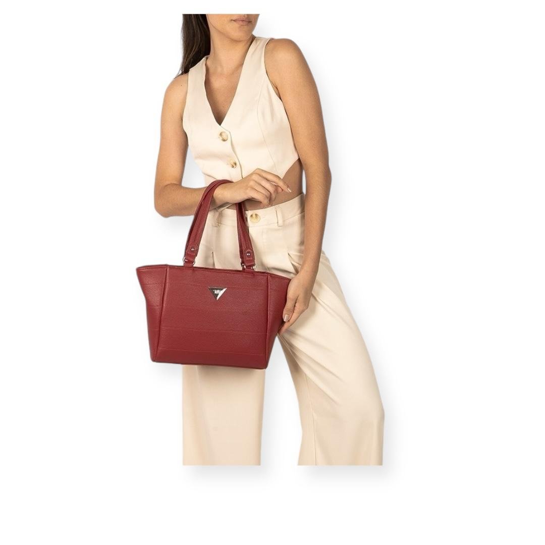 BOLSA RAFITTHY FEMININA CASUAL 28.24166A VERMELHO Vermelho 5