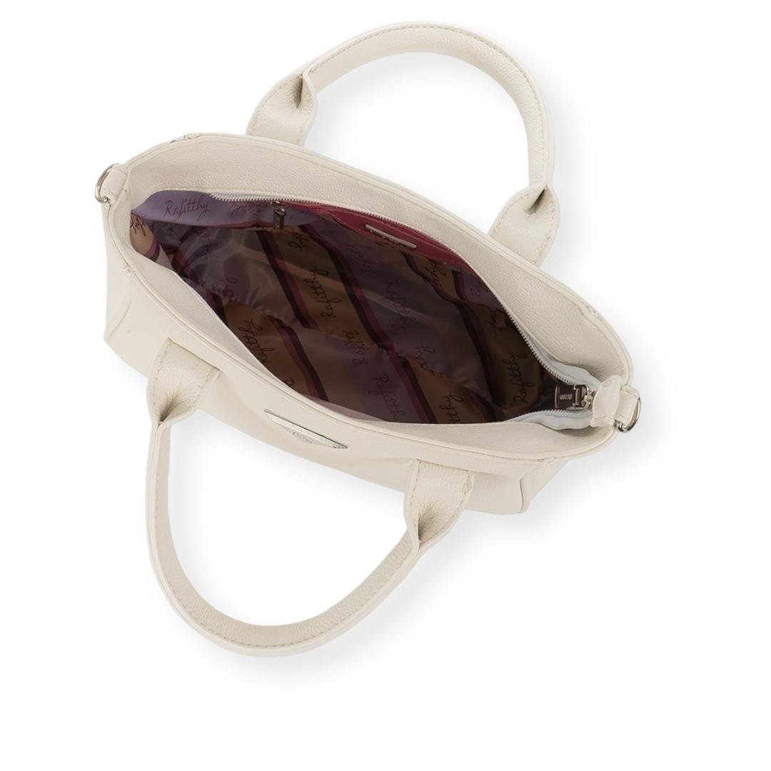 BOLSA RAFITTHY FEMININA CASUAL 28.24190A BRANCO Branco 4