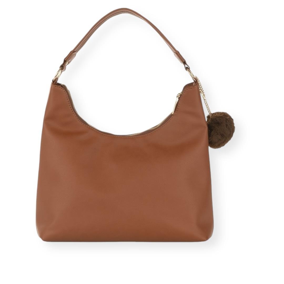 BOLSA RAFITTHY FEMININA CASUAL 28.24187A CARAMELO Marrom 3