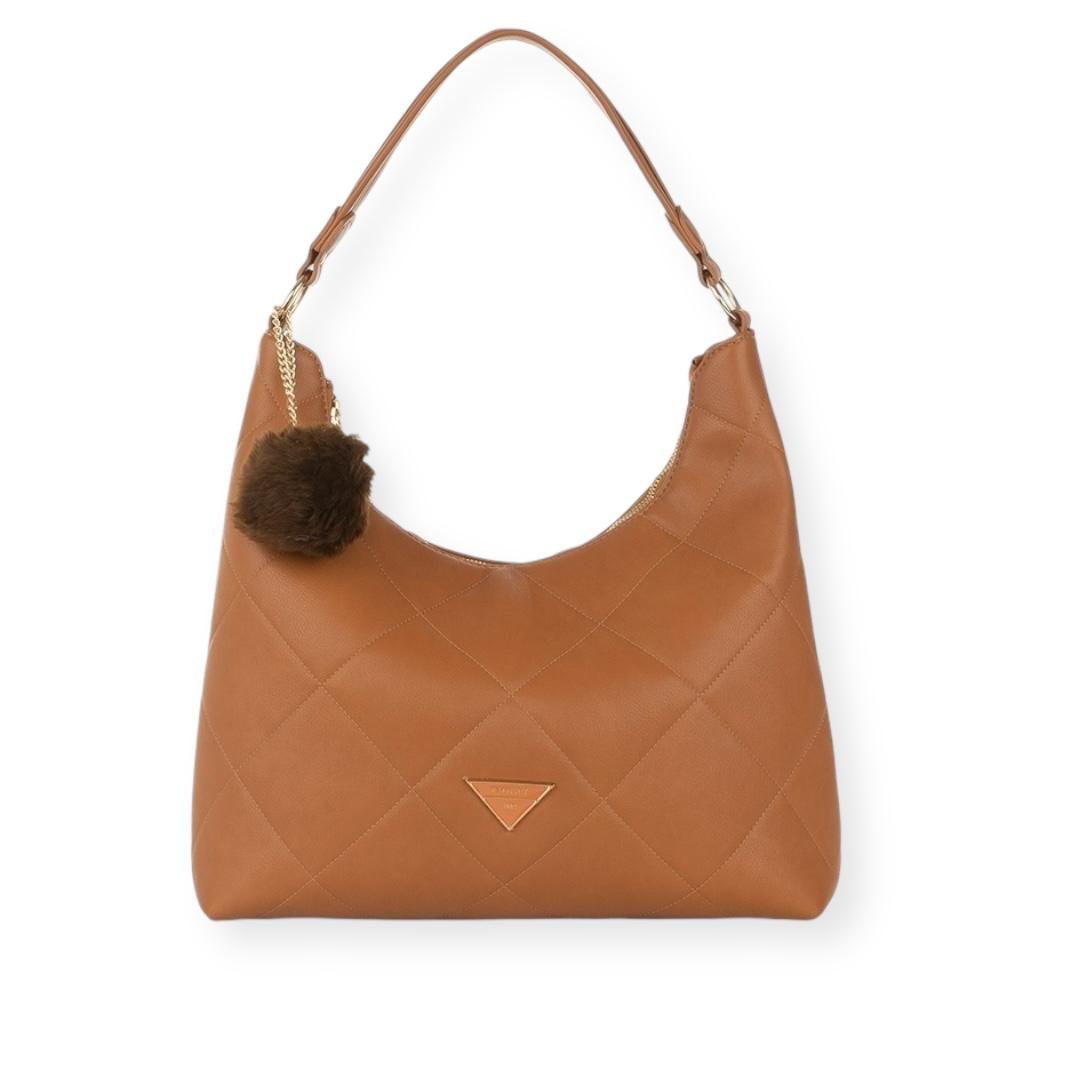 BOLSA RAFITTHY FEMININA CASUAL 28.24187A MARROM