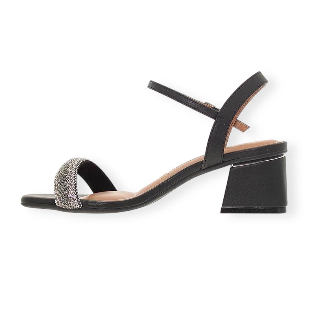 SANDALIA VIZZANO FEMININA SALTO BLOCO CASUAL 6428.139 PRETO Preto 2