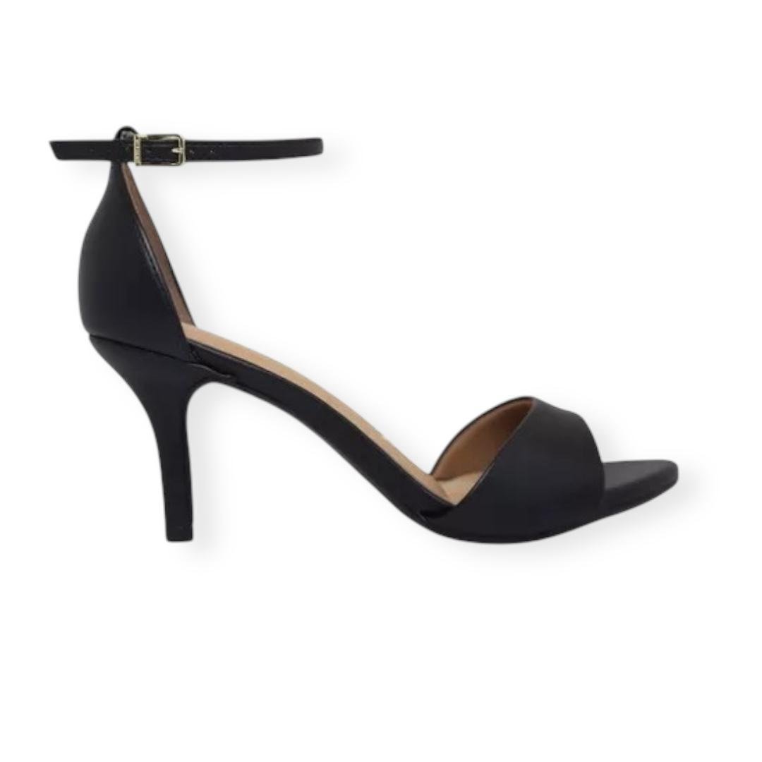 SANDALIA VIZZANO FEMININA SALTO MEDIO CASUAL 6524.100 PRETO