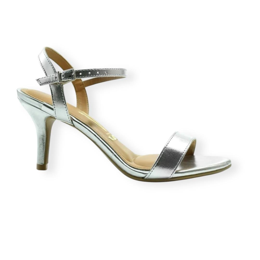 SANDALIA VIZZANO FEMININA SALTO MEDIO CASUAL 6524.202 PRATA