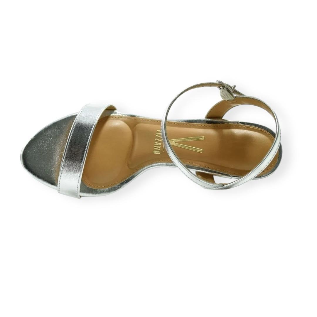 SANDALIA VIZZANO FEMININA SALTO MEDIO CASUAL 6524.202 PRATA Prata 3
