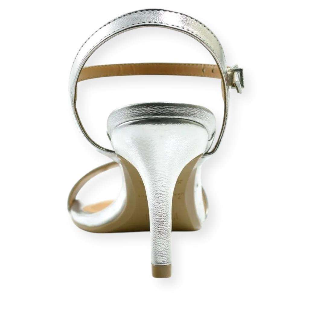 SANDALIA VIZZANO FEMININA SALTO MEDIO CASUAL 6524.202 PRATA Prata 5