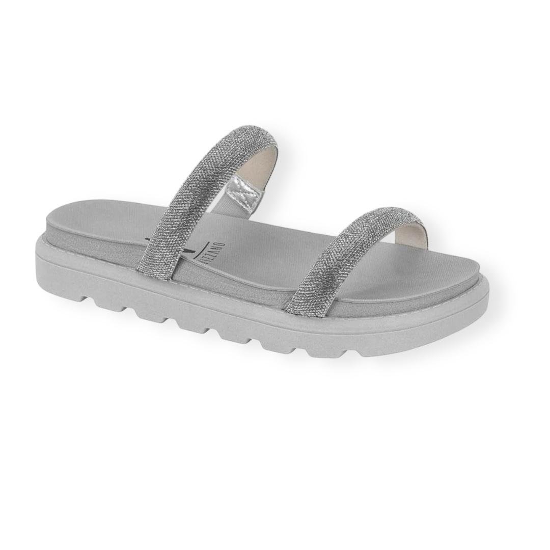 TAMANCO VIZZANO FEMININO FLATFORM CASUAL 6459.110 CINZA