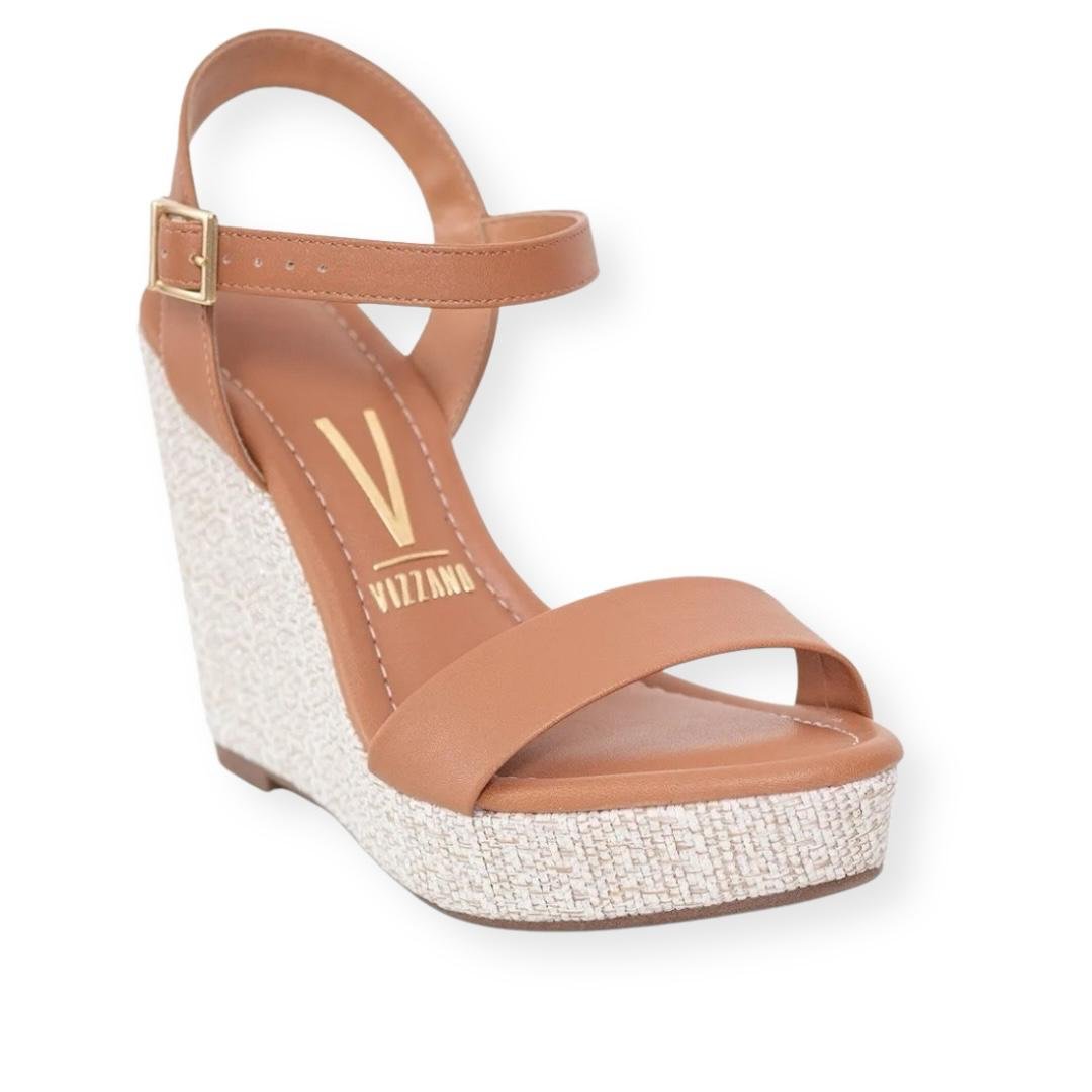 SANDALIA VIZZANO FEMININA ANABELA SALTO ALTO CASUAL 6283.2000 CARAMELO Caramelo 2