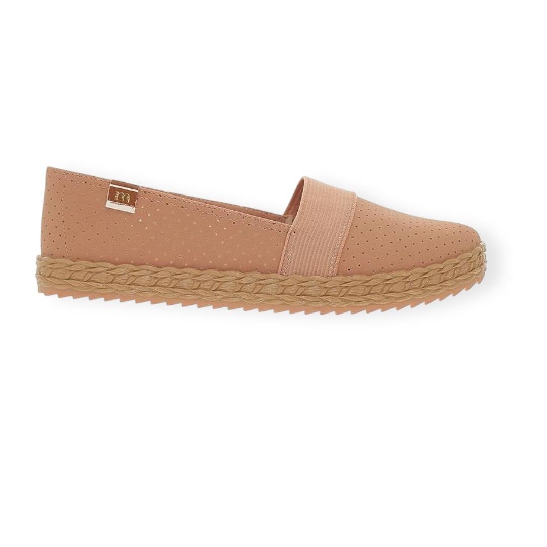 ALPARGATAS MOLECA FEMININA SLIP ON CASUAL 5696.300 NUDE