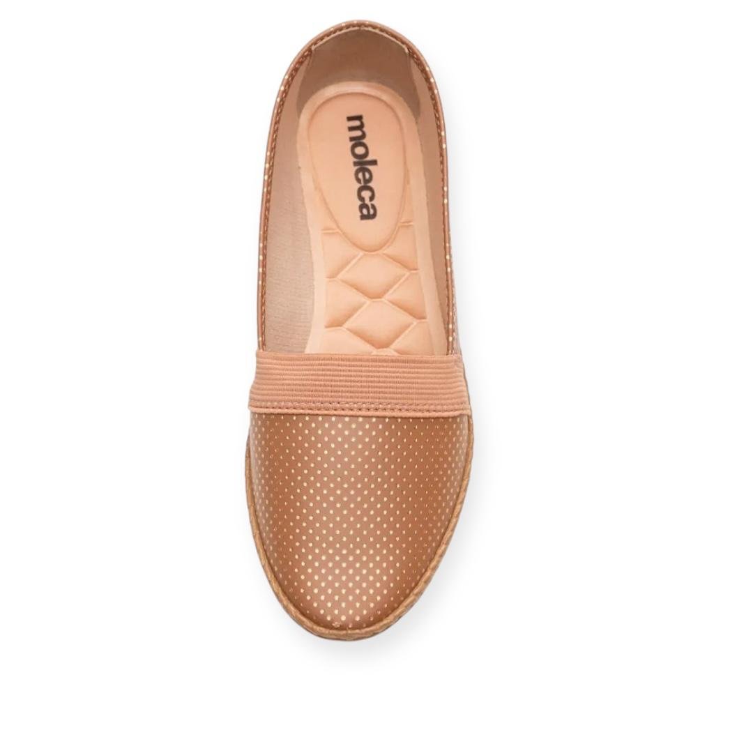 ALPARGATAS MOLECA FEMININA NAPA PERFUROS CASUAL 5287.203 NUDE Nude 2