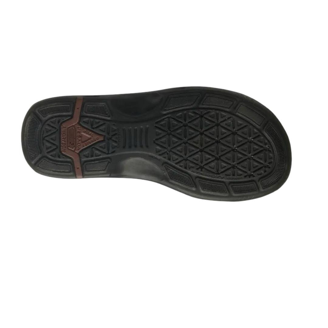 SANDALIA PEGADA MASCULINO EM COURO CASUAL 133206-02 PINHAO Pinhão 4