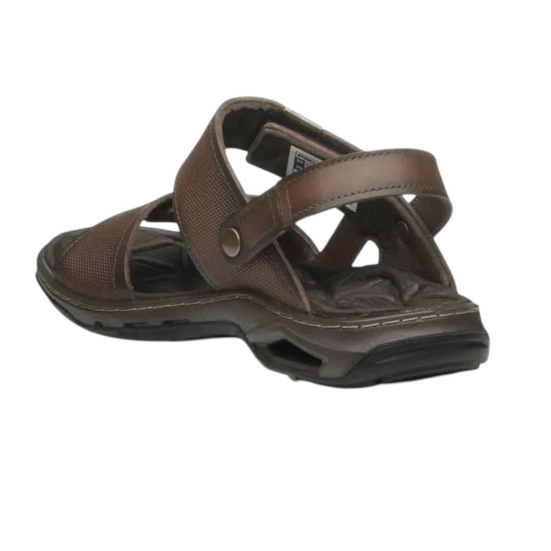SANDALIA PEGADA MASCULINO EM COURO CASUAL 133206-02 PINHAO Pinhão 5