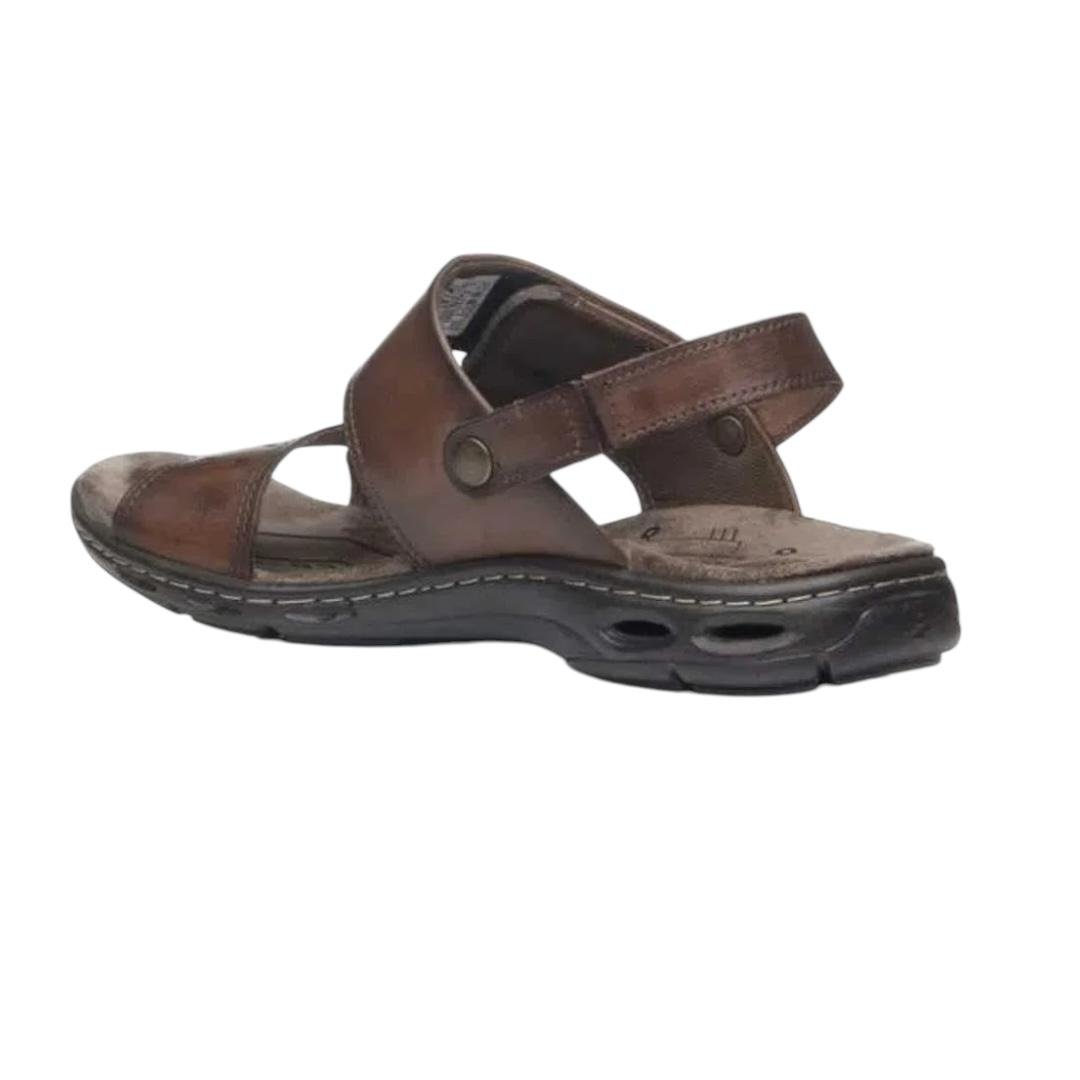 SANDALIA PEGADA MASCULINO EM COURO CASUAL 130688-02 PINHAO Pinhão 4