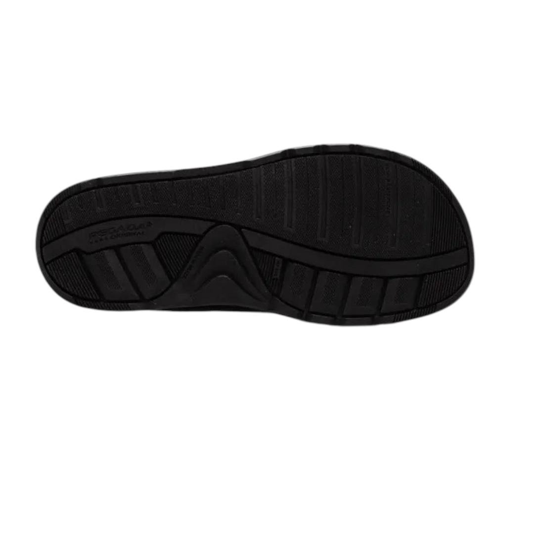 CHINELO PEGADA MASCULINO EM COURO CASUAL 134202-03 PRETO Preto 3