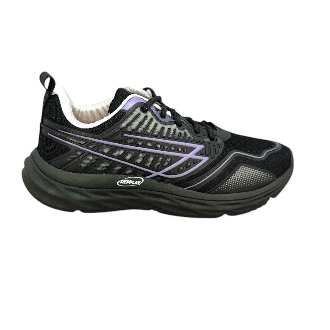 TENIS REPPLAY RUNNING FEMININO CONFORTO RP2250 PRETO