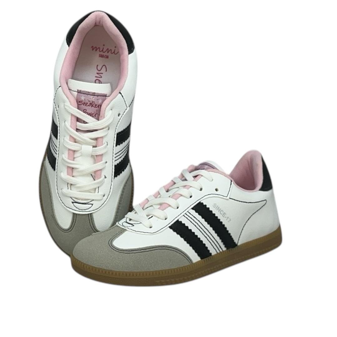 TENIS SUA CIA MINI INFANTIL MENINA CASUAL 9169.52033 BRANCO Branco/Preto 3