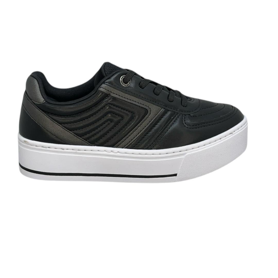 TENIS RAMARIM FEMININO PLATAFORMA CASUAL 25-97102 PRETO