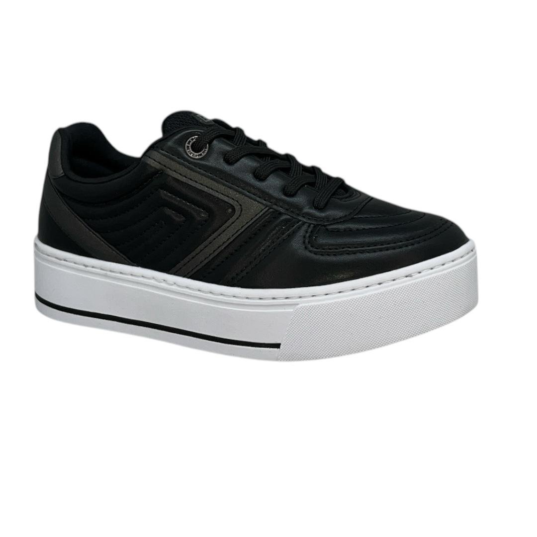 TENIS RAMARIM FEMININO PLATAFORMA CASUAL 25-97102 PRETO Preto 2