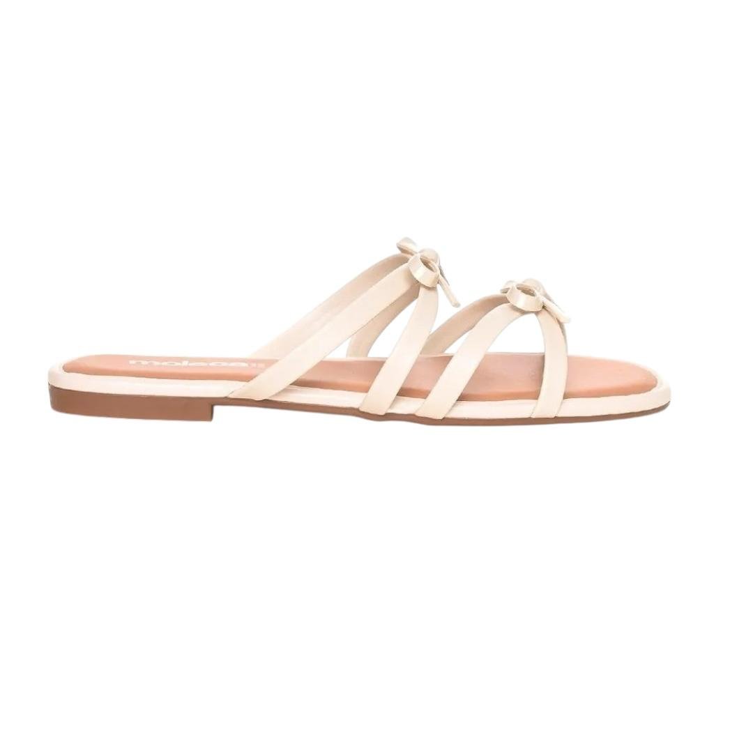 CHINELO MOLECA FEMININO RASTEIRA CASUAL 5435.548 OFF WHITE