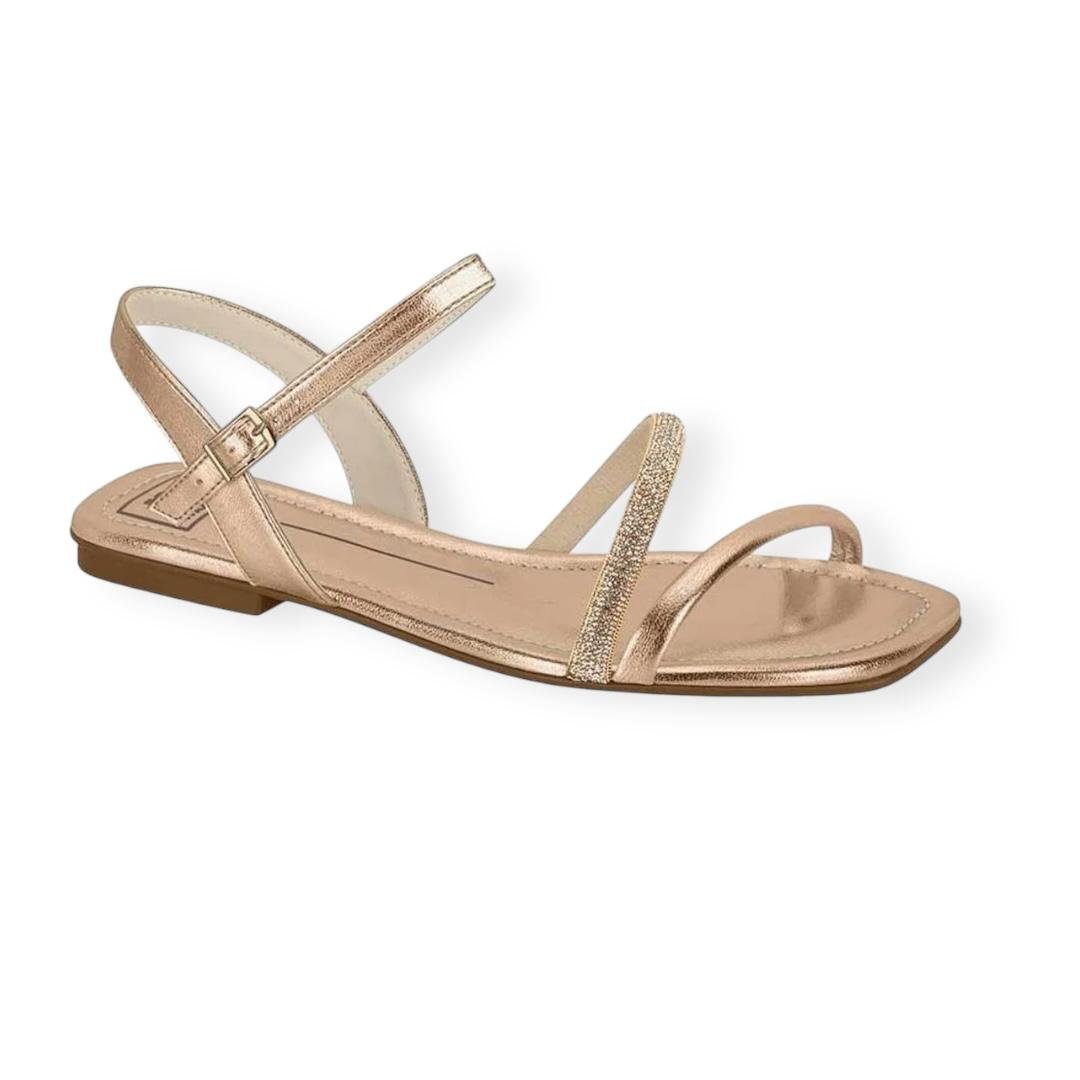 SANDALIA MOLECA FEMININA RASTEIRA CASUAL 5462.138 OURO