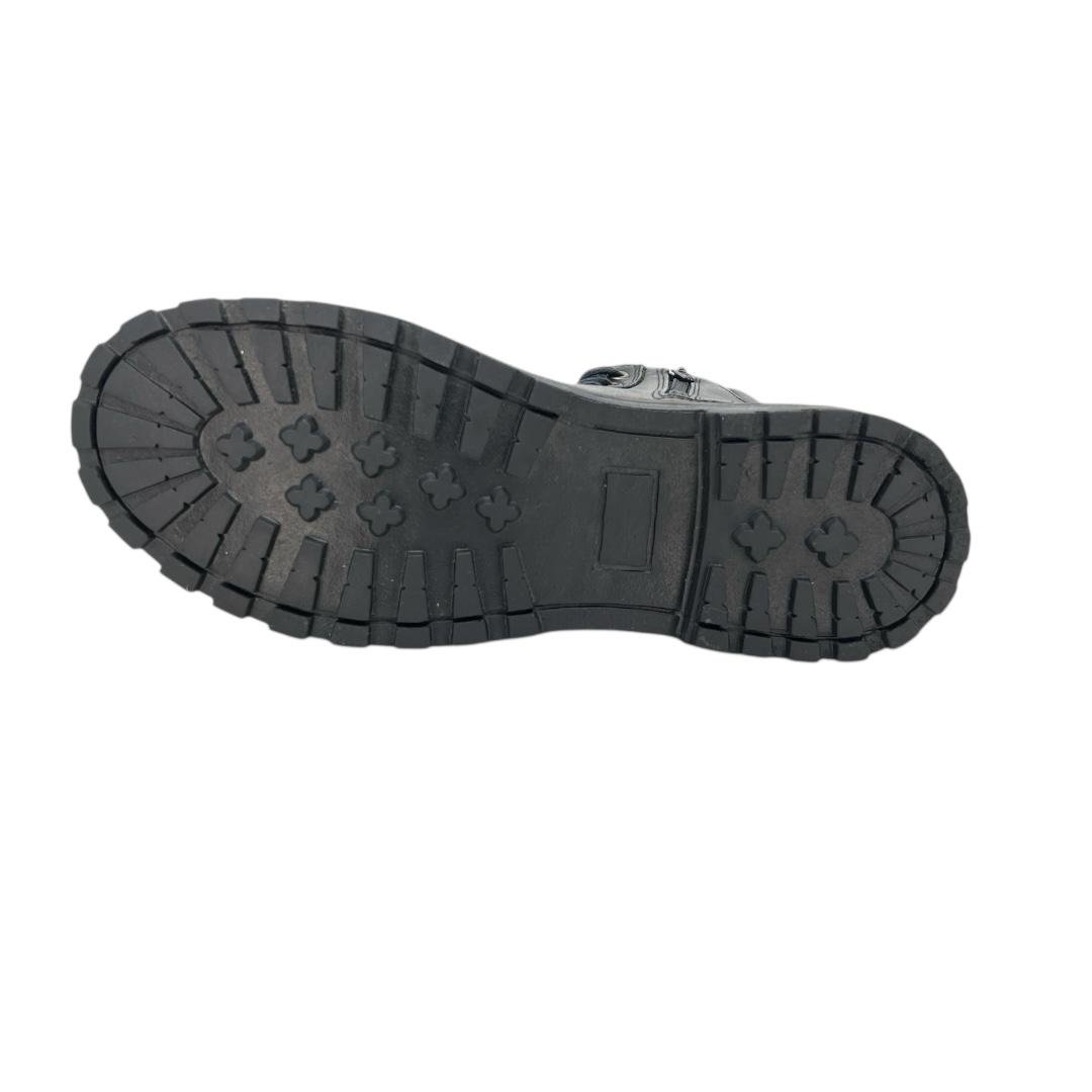 COTURNO FOOT CARE MASCULINO EM COURO CASUAL 6015-01 PRETO Preto 3