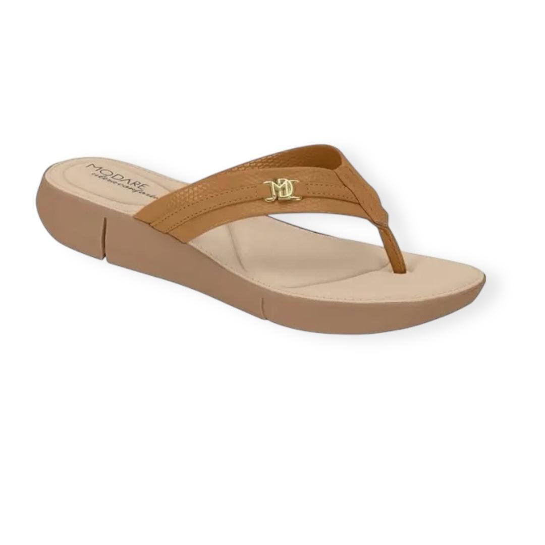 TAMANCO MODARE FEMININO FLATFORM CASUAL 7199.104 CARAMELO
