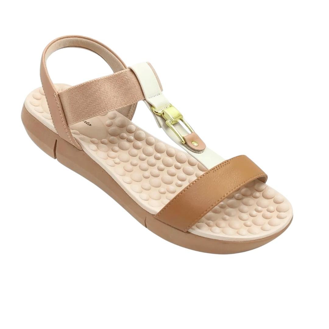 SANDALIA MODARE FEMININA ULTRACONFORTO CASUAL 7142.139 CARAMELO Caramelo 2