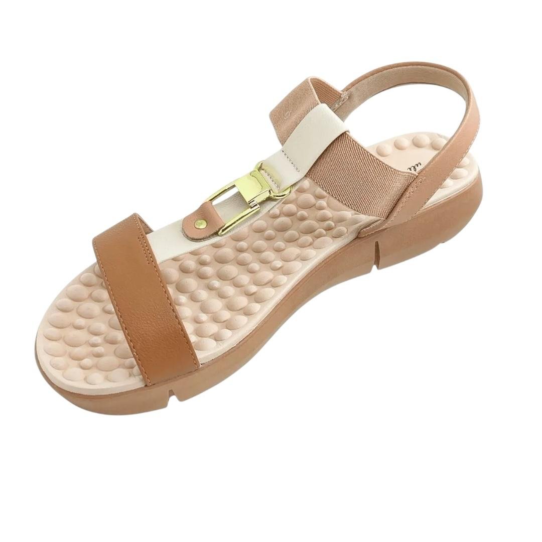SANDALIA MODARE FEMININA ULTRACONFORTO CASUAL 7142.139 CARAMELO Caramelo 3