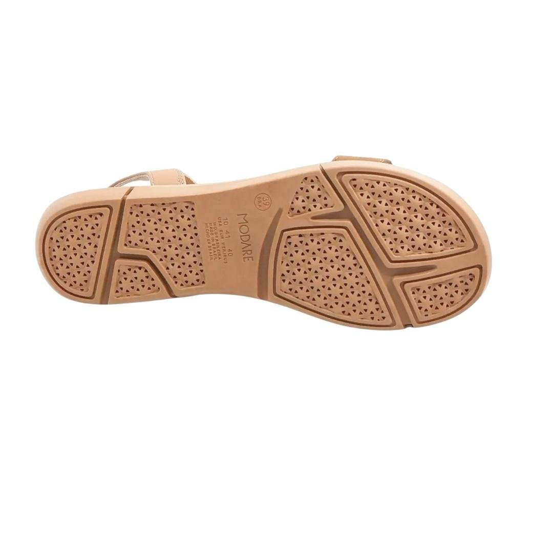 SANDALIA MODARE FEMININA ULTRACONFORTO CASUAL 7142.139 CARAMELO Caramelo 4