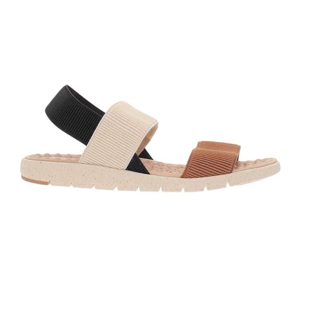 SANDALIA MODARE FEMININA FLATFORM CASUAL 7162.206 MARROM