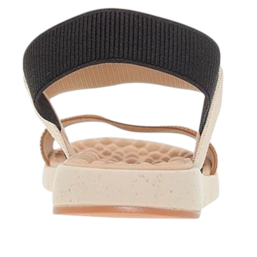 SANDALIA MODARE FEMININA FLATFORM CASUAL 7162.206 MARROM Marrom/Creme 5