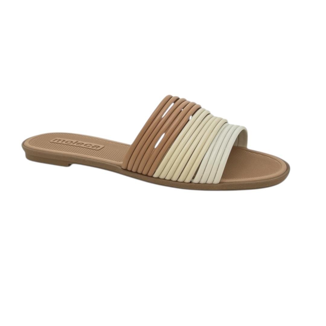 CHINELO MOLECA FEMININO RASTEIRA CASUAL 5532.101 NUDE Nude 2