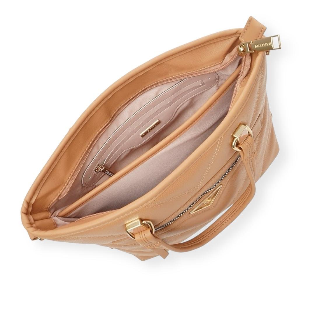 BOLSA RAFITTHY FEMININA CASUAL 28.25121A CARAMELO Bege 4