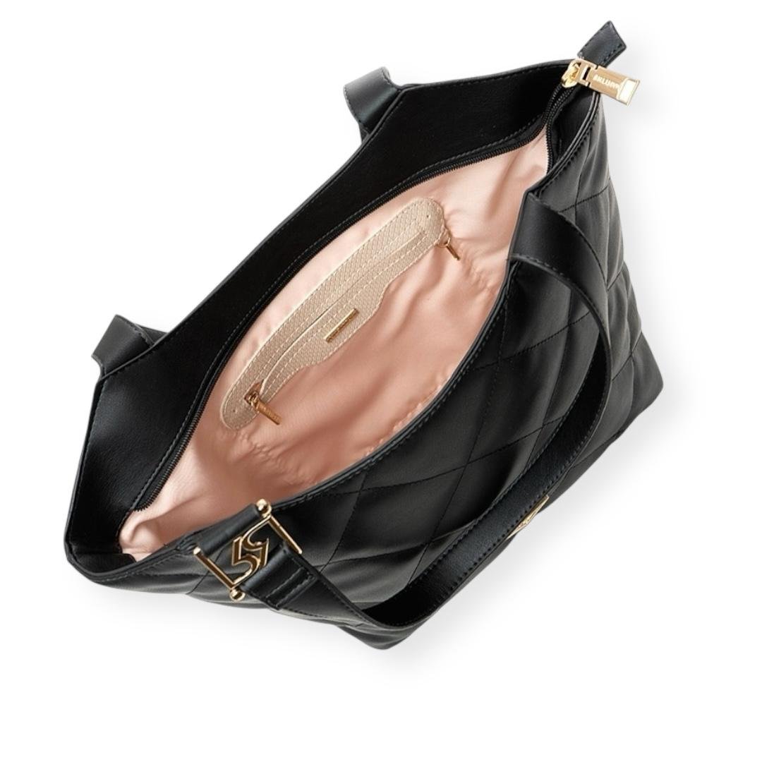 BOLSA RAFITTHY FEMININA CASUAL 28.25130A PRETO Preto 4