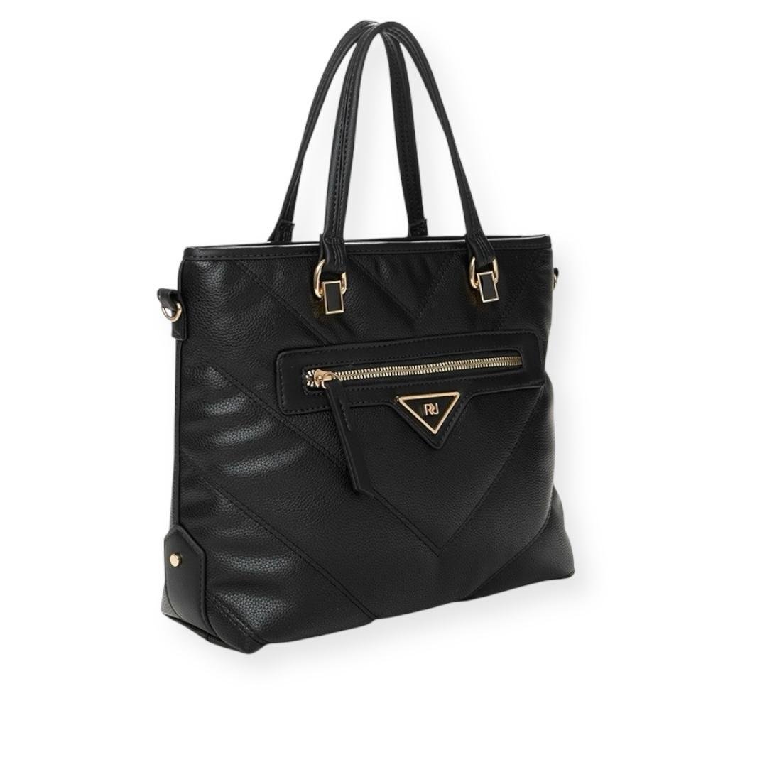 BOLSA RAFITTHY FEMININA CASUAL 28.25121A PRETO Preto 2