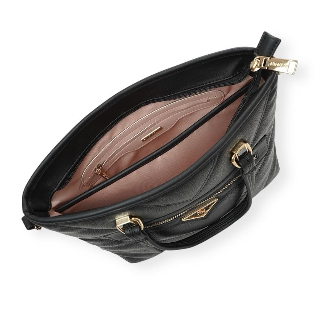 BOLSA RAFITTHY FEMININA CASUAL 28.25121A PRETO Preto 4