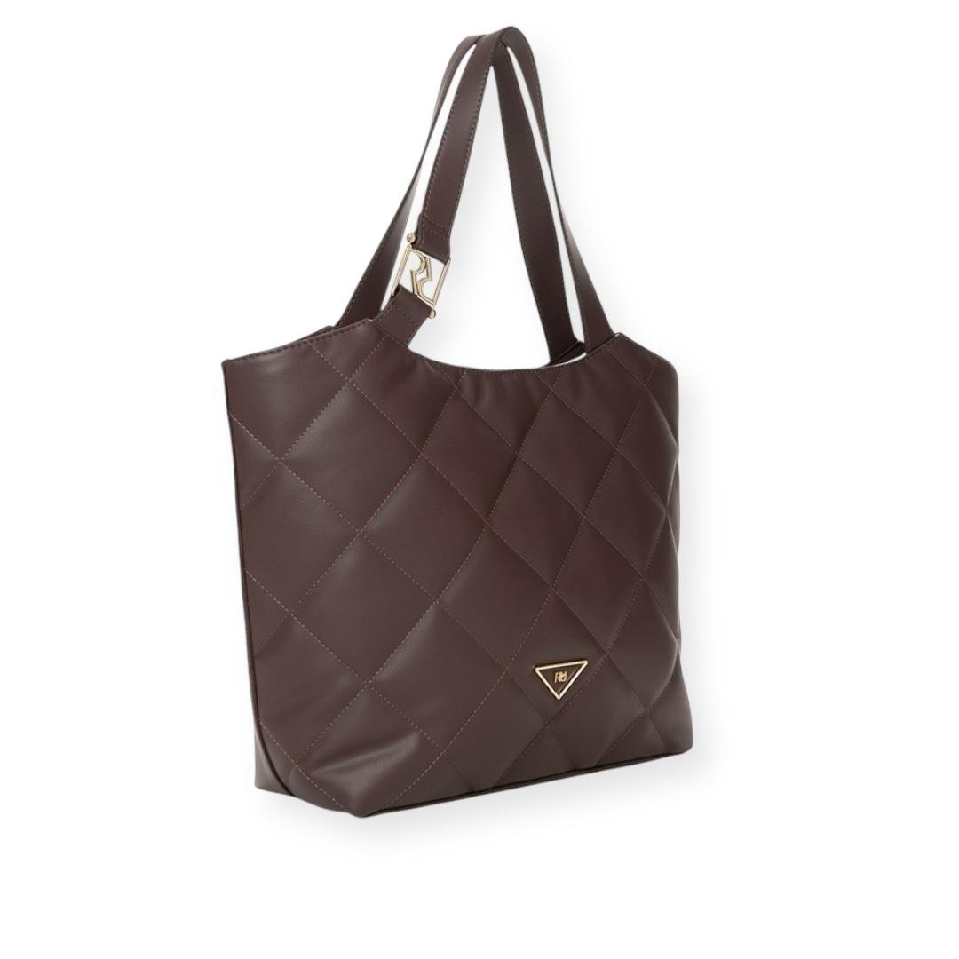 BOLSA RAFITTHY FEMININA CASUAL 28.25130A MARROM Marrom 2