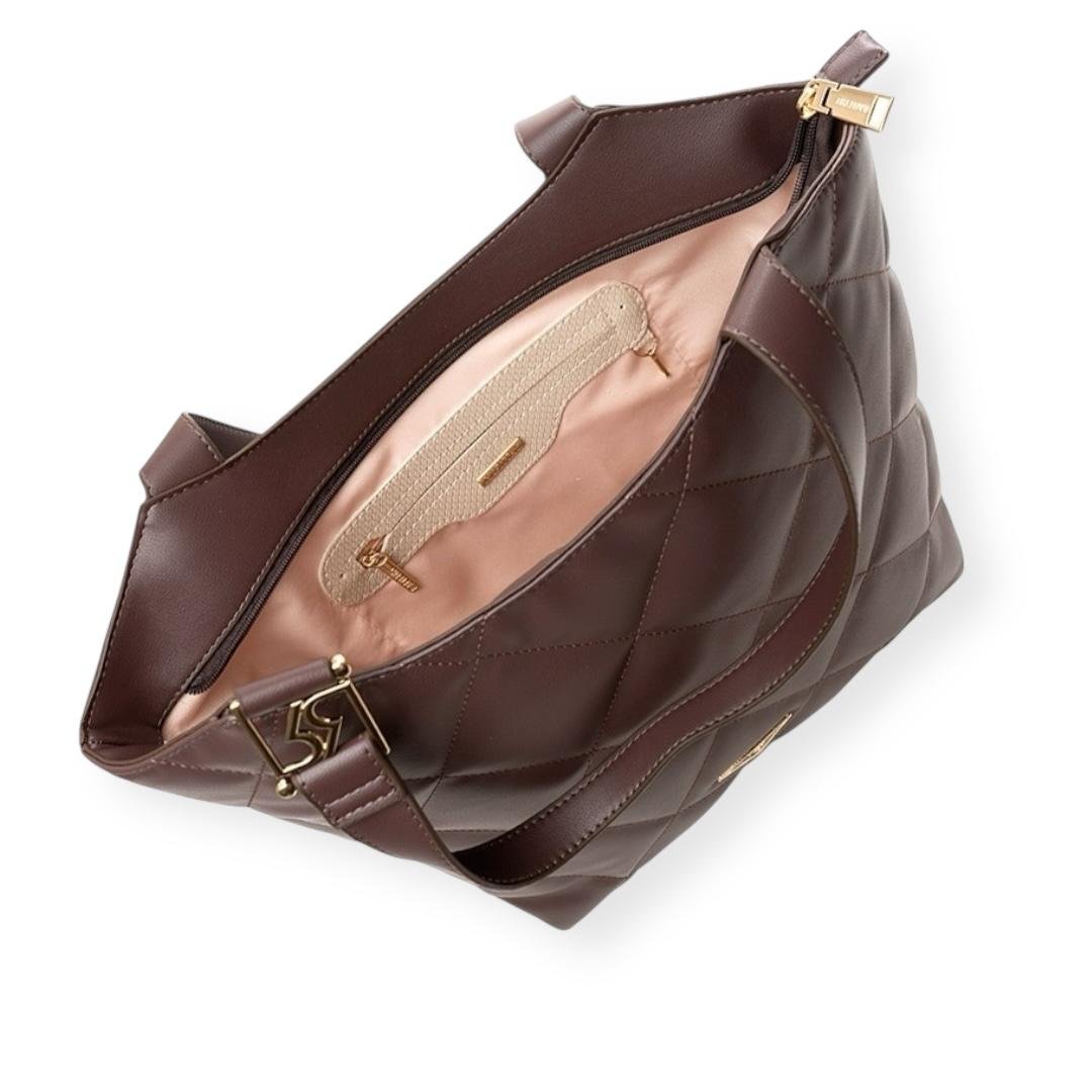 BOLSA RAFITTHY FEMININA CASUAL 28.25130A MARROM Marrom 4