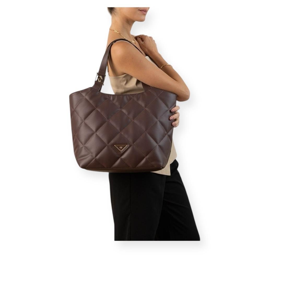 BOLSA RAFITTHY FEMININA CASUAL 28.25130A MARROM Marrom 5