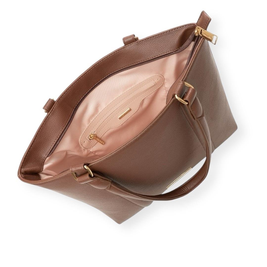 BOLSA RAFITTHY FEMININA CASUAL 28.25185A MARROM Marrom 4