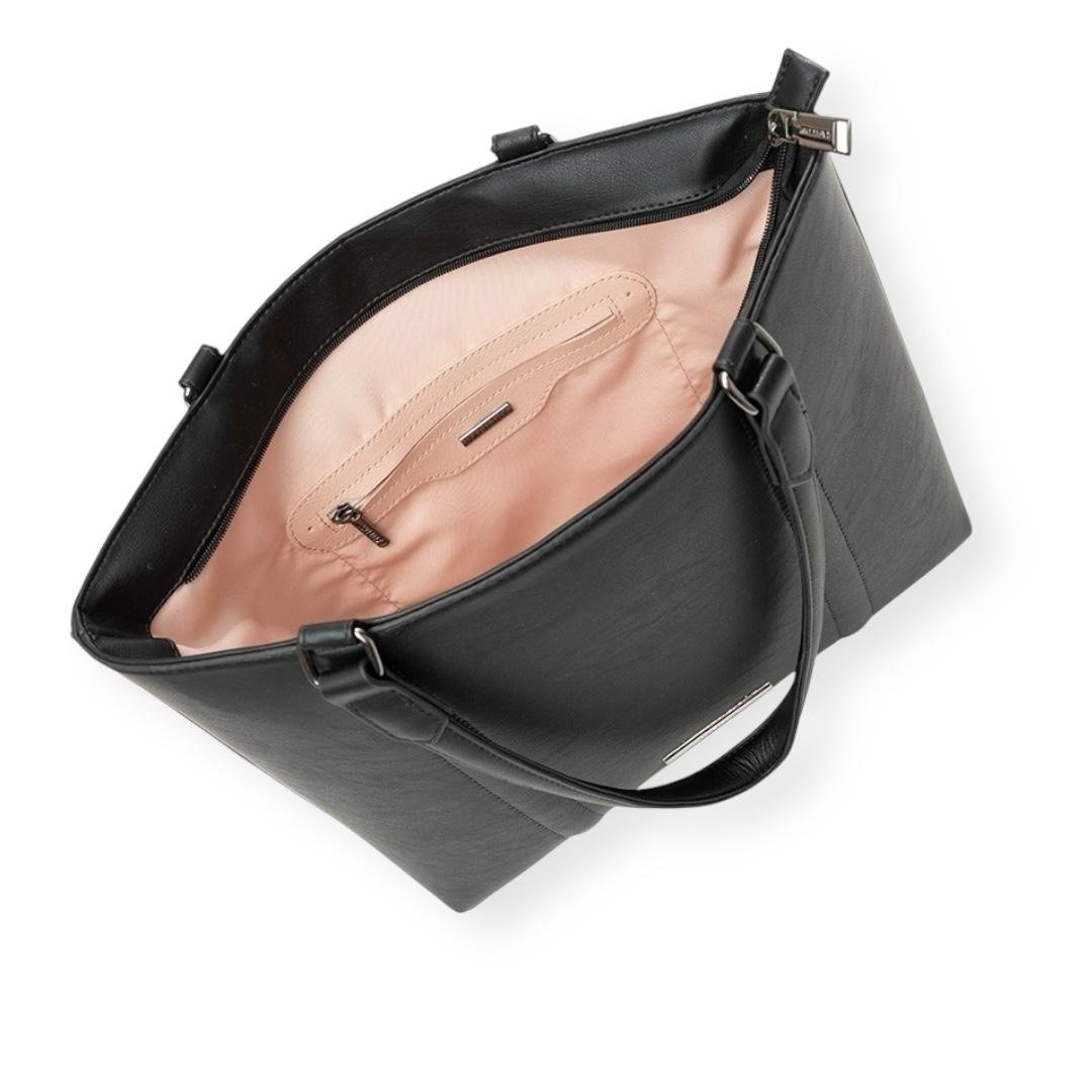 BOLSA RAFITTHY FEMININA CASUAL 28.25185A PRETO Preto 4