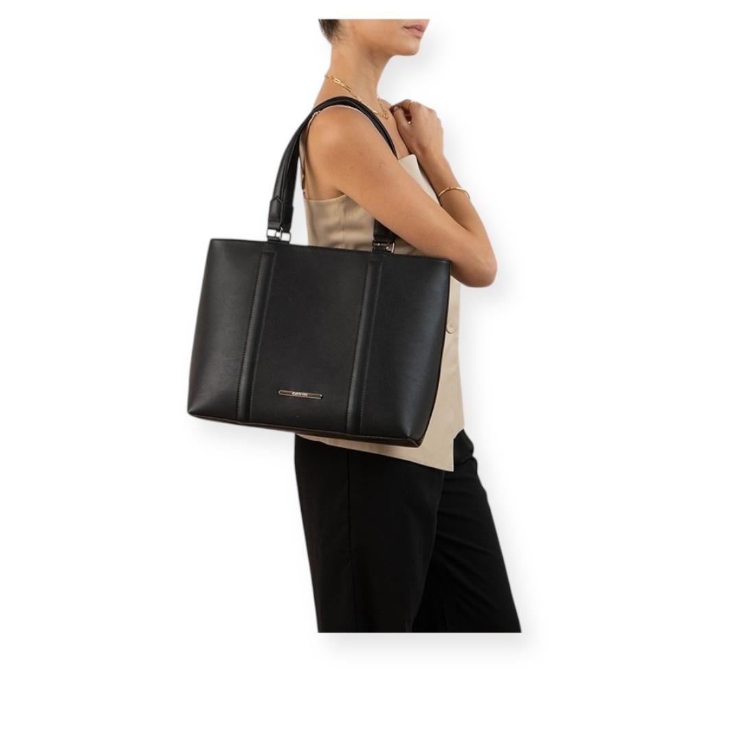 BOLSA RAFITTHY FEMININA CASUAL 28.25185A PRETO Preto 5