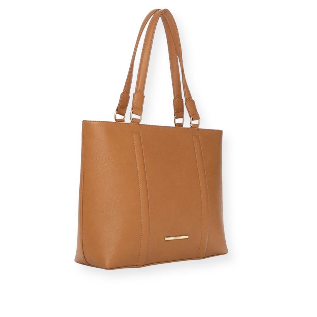 BOLSA RAFITTHY FEMININA CASUAL 28.25185A CARAMELO Caramelo 2