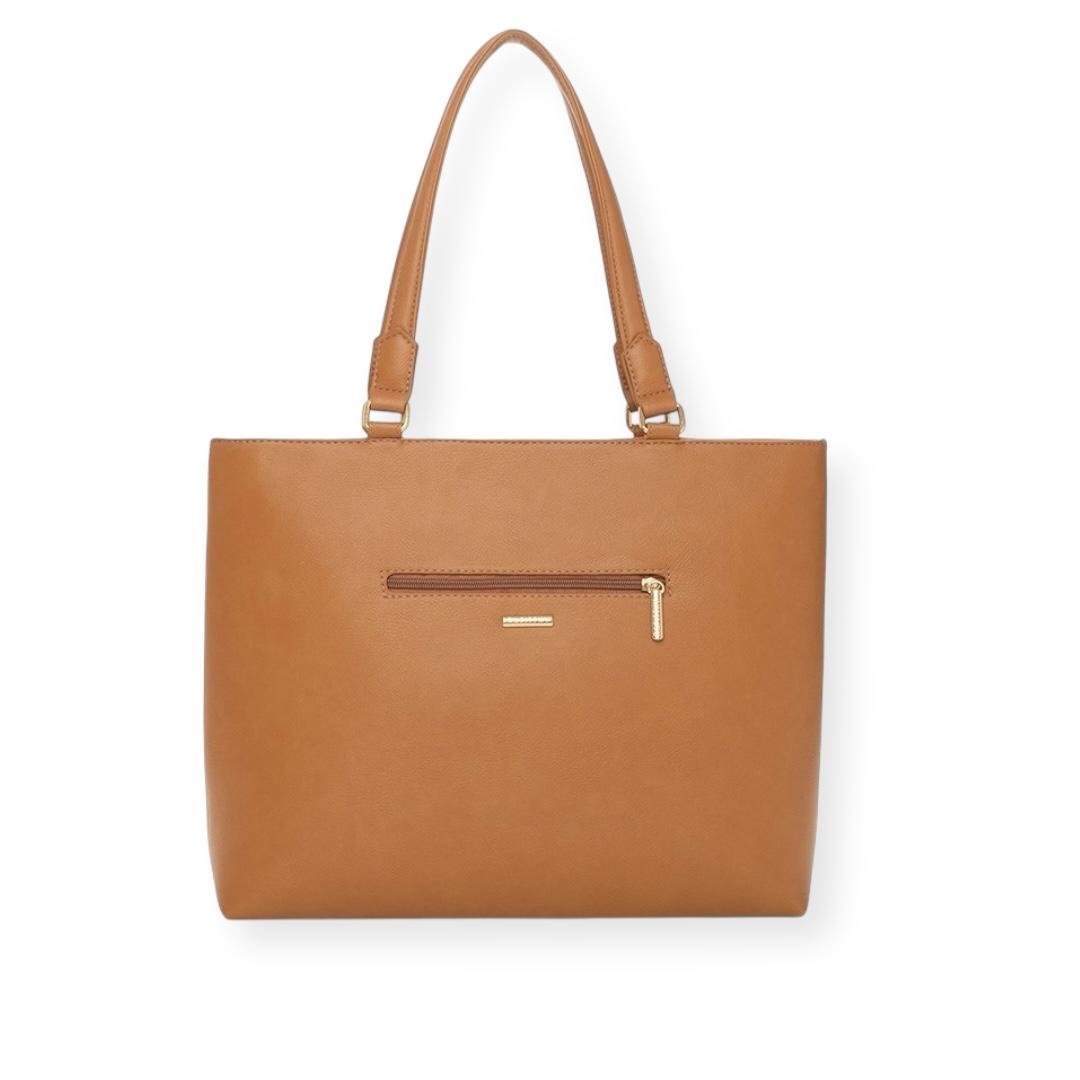 BOLSA RAFITTHY FEMININA CASUAL 28.25185A CARAMELO Caramelo 3