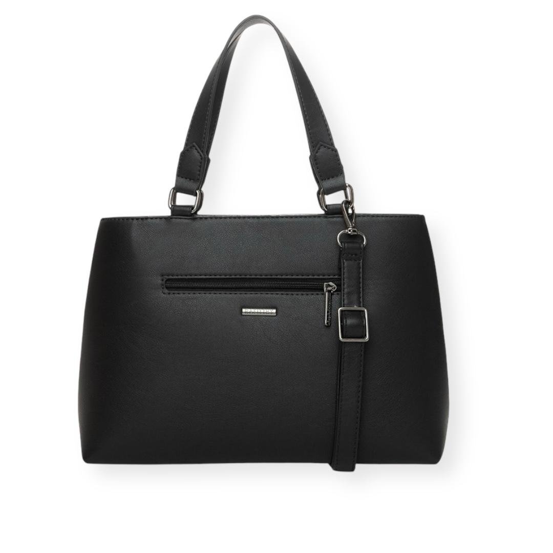 BOLSA RAFITTHY FEMININA CASUAL 28.25186A PRETO Preto 3