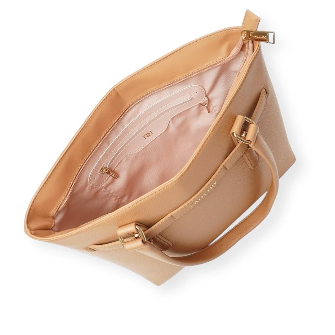BOLSA RAFITTHY FEMININA CASUAL 28.25187A CARAMELO Caramelo 4