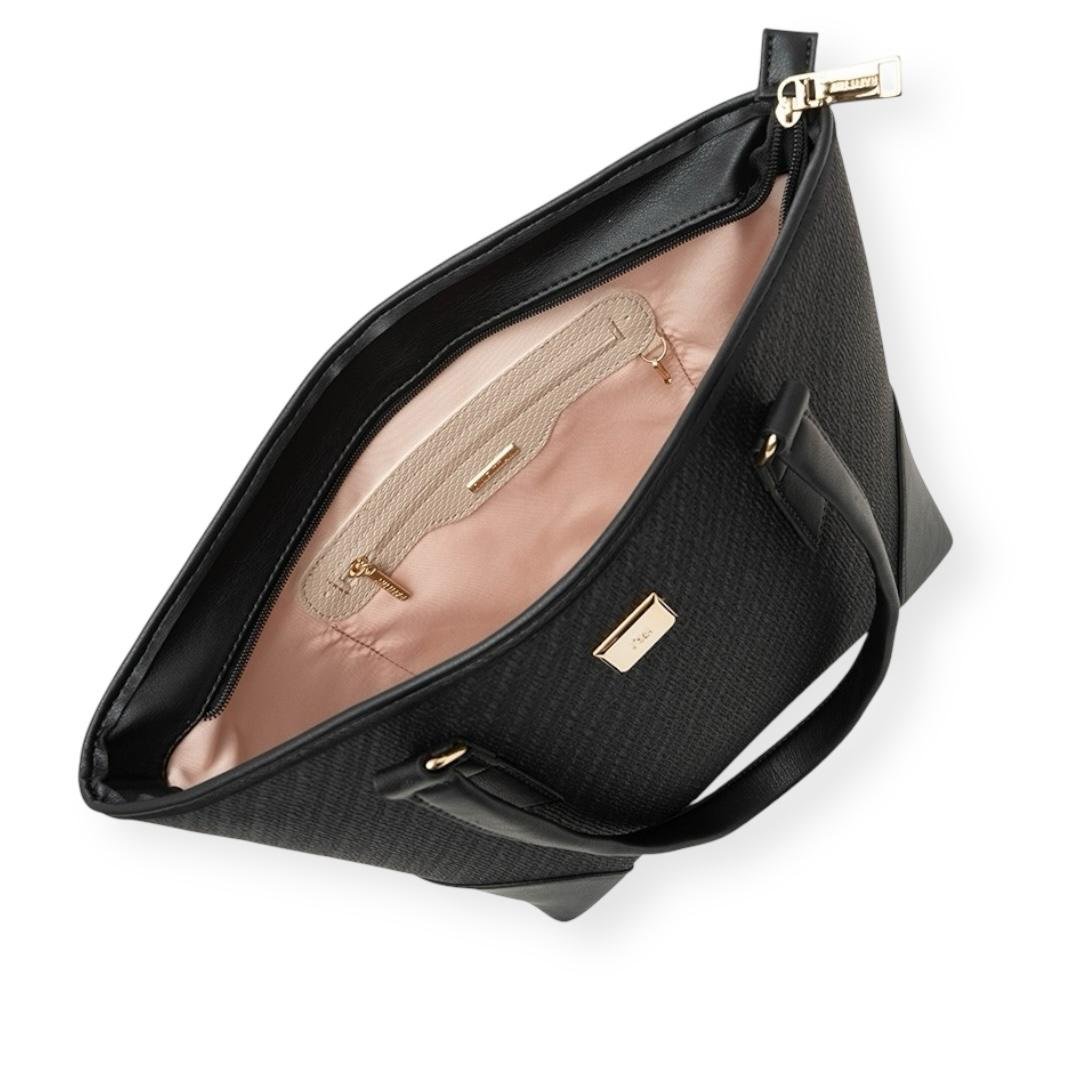 BOLSA RAFITTHY FEMININA CASUAL 28.25194A PRETO Preto 4