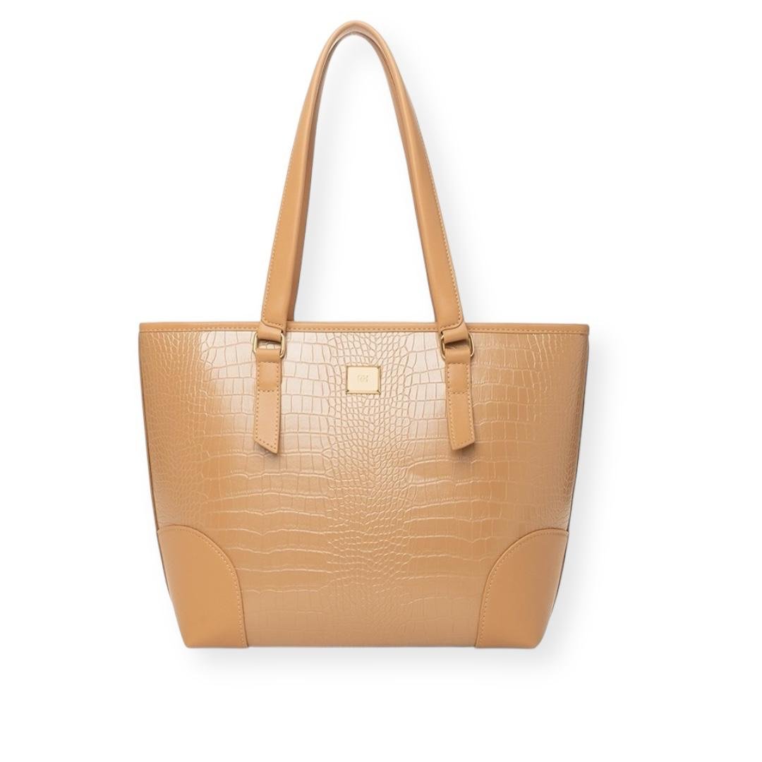 BOLSA RAFITTHY FEMININA CASUAL 28.25194A CARAMELO