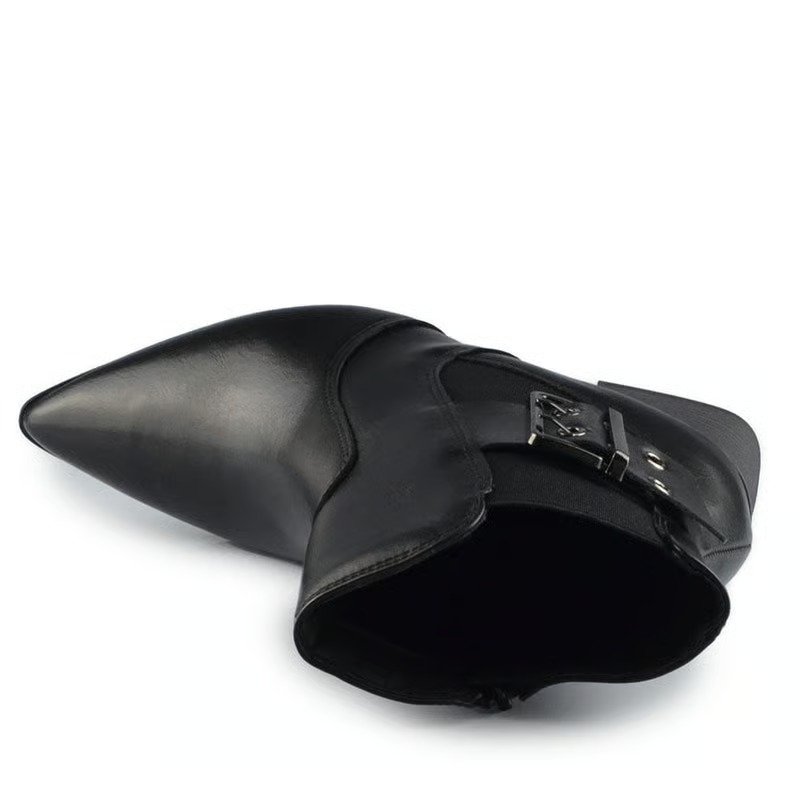 BOTA RAMARIM FEMININA CANO CURTO CASUAL 25-59132 PRETO Preto 3