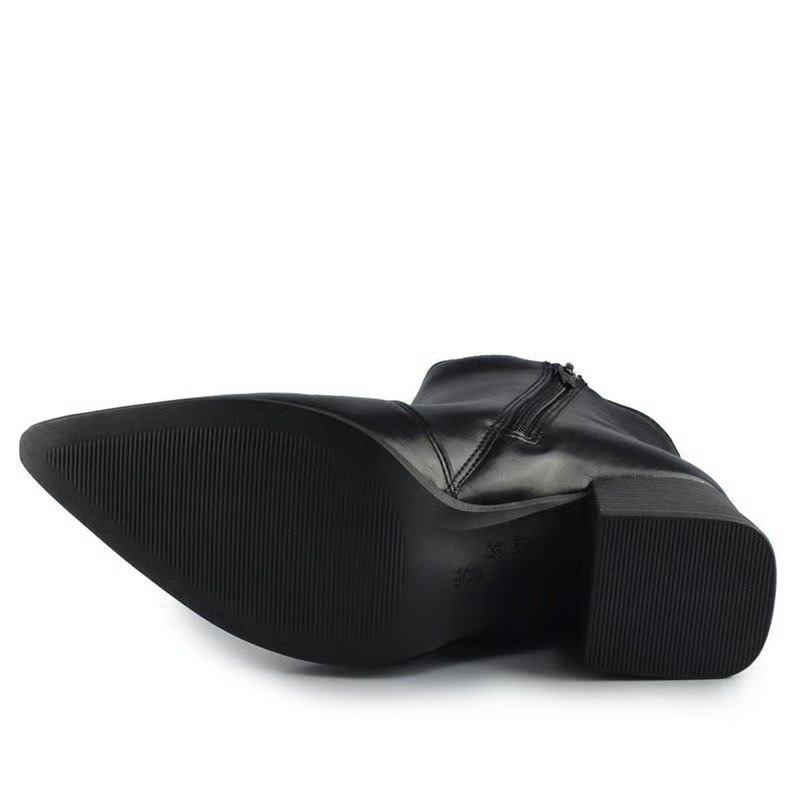 BOTA RAMARIM FEMININA CANO CURTO CASUAL 25-59132 PRETO Preto 4