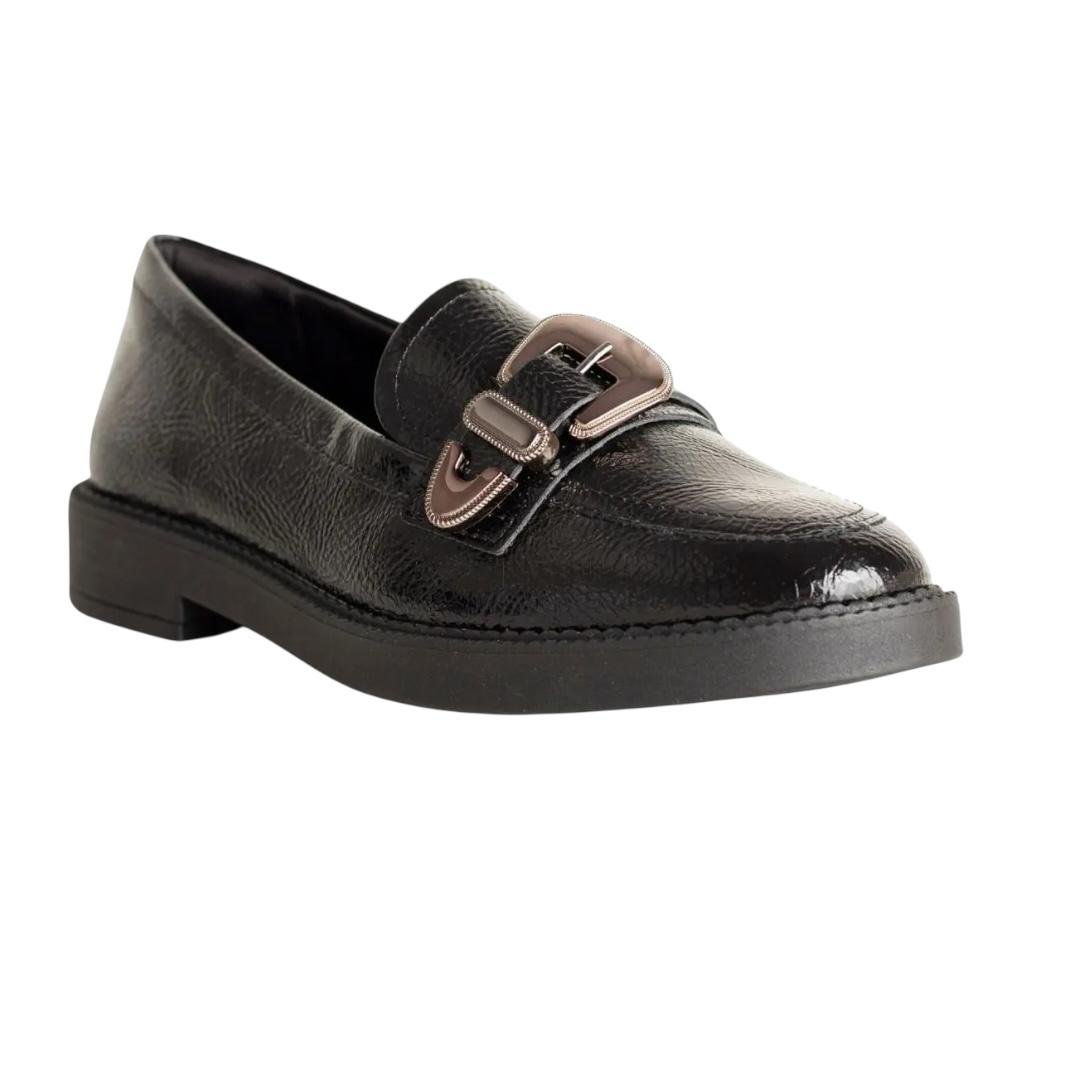SAPATO RAMARIM MOCASSIM FEMININO CASUAL 25-11104 PRETO Preto 2